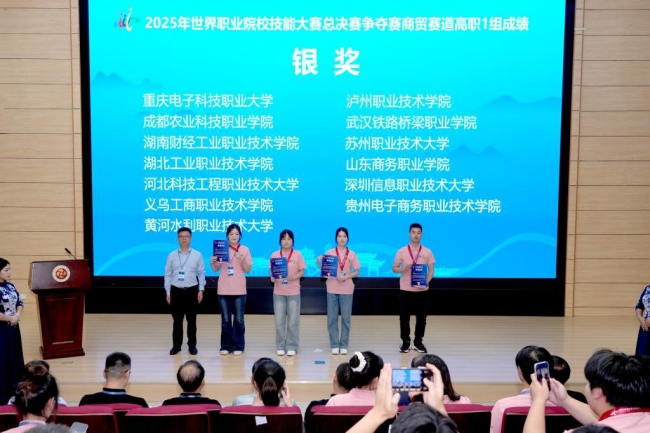 2025年世界职业院校技能大赛总决赛争夺赛商贸赛道在陕财职院顺利闭幕