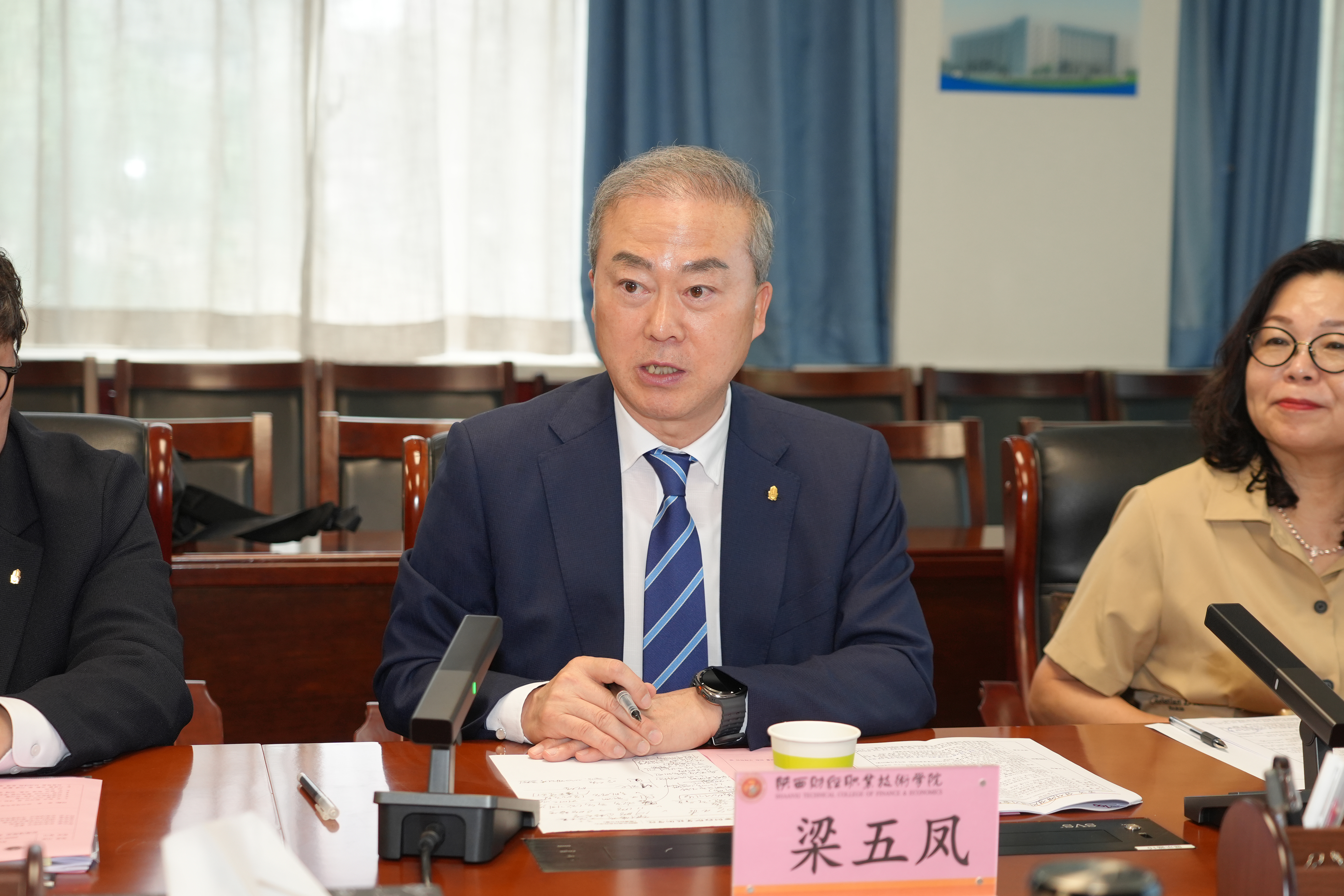 韩国全北大学校长梁五凤代表访问团致辞 韩国全北大学校长梁五凤代表访问团致辞