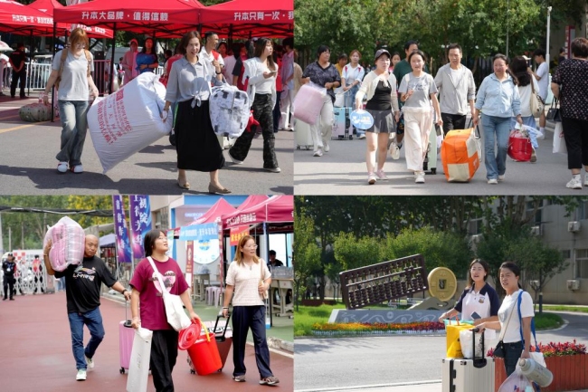 校门渐近步犹迟，叮咛细语嘱轻声