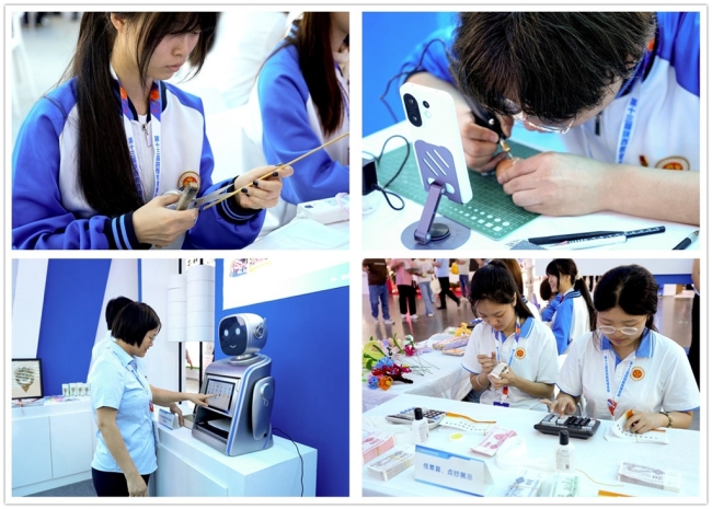 部分学生作品及技能展示