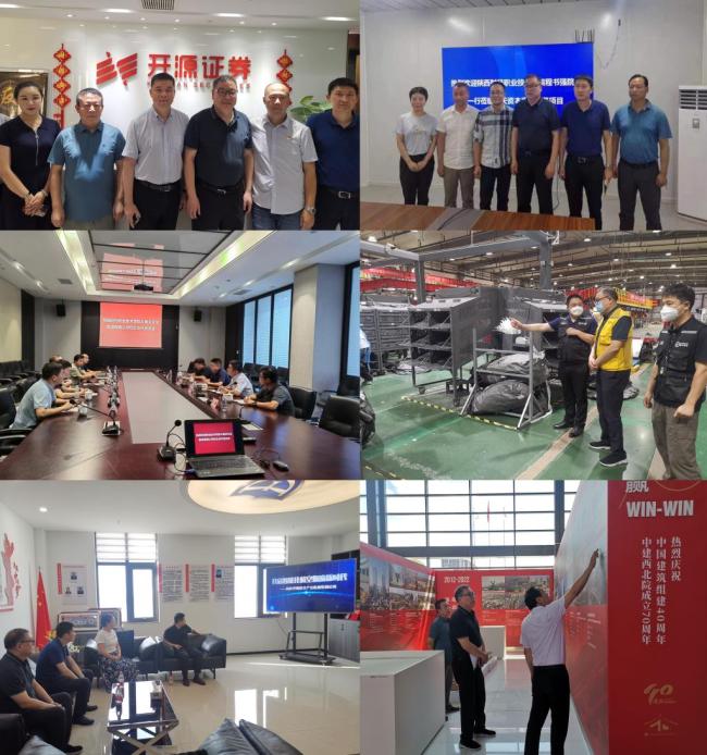 陕西财经职业技术学院院长程书强一行赴6家企业走访调研