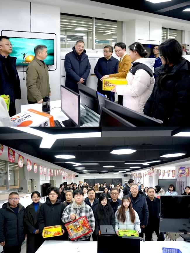 慰问备赛师生 慰问备赛师生