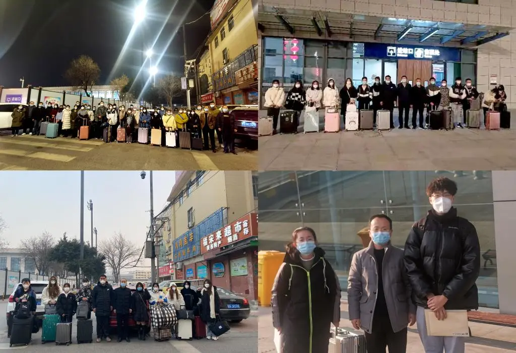 陕西一高职院校教职工自发组建106辆爱心私家车温暖学生回家路