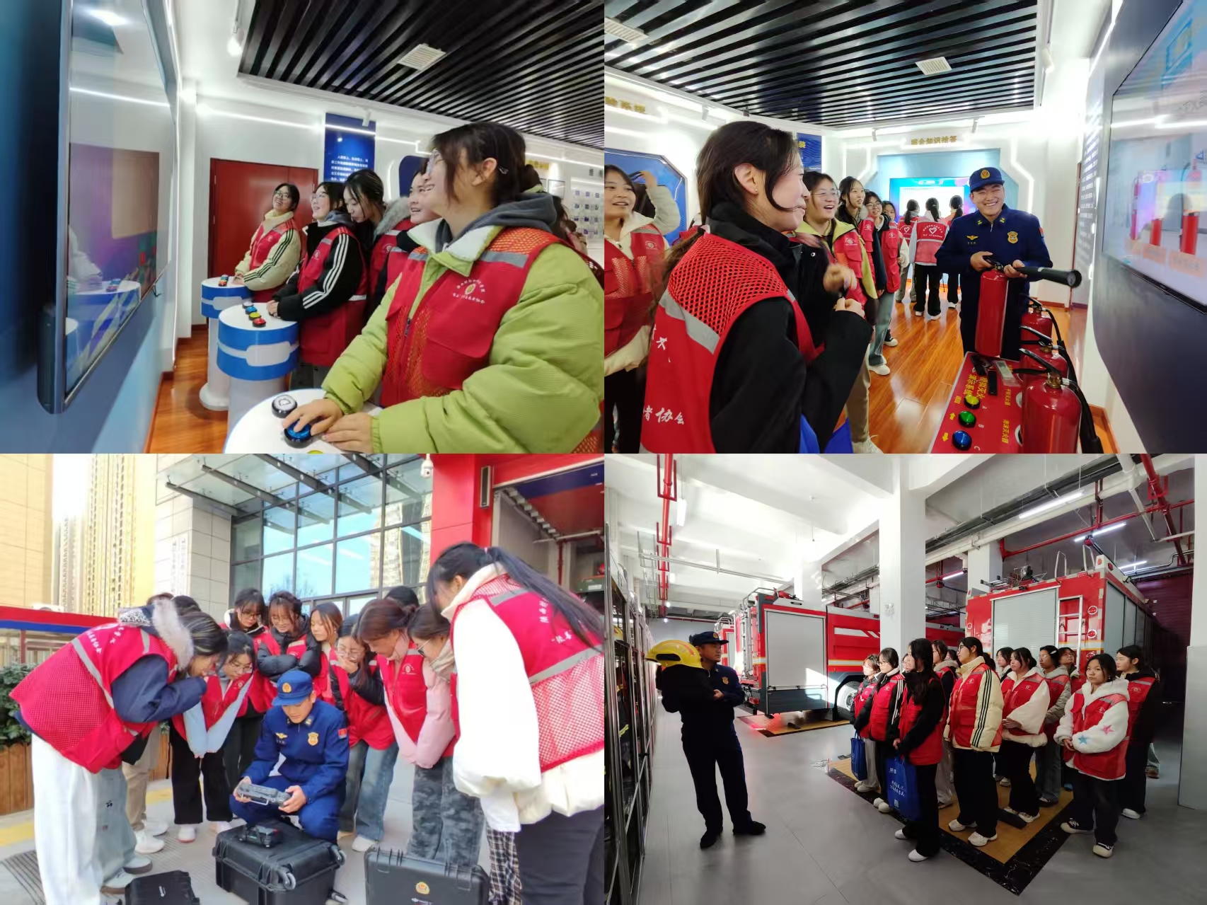 “走进消防站,共筑安全墙”主题消防安全志愿活动 “走进消防站,共筑安全墙”主题消防安全志愿活动