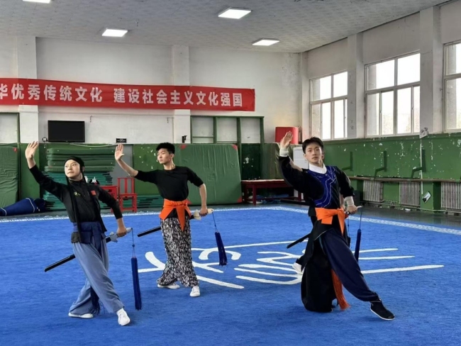 陕西艺术职业学院秦腔专业学生示范武生表演